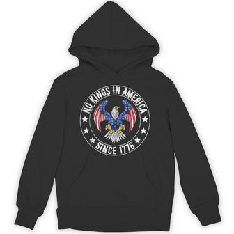 No Kings In America Since 1776 We The People Usa Flag Hoodie - Thegiftio UK