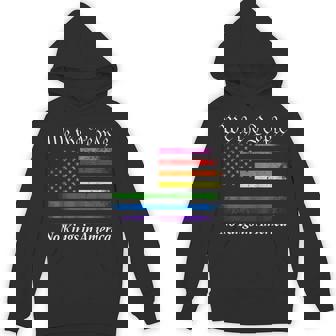 No Kings In America We The People Us Flag Hoodie - Monsterry
