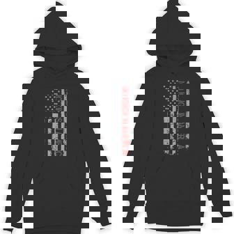 No Kings In America Us Flag Vintage Hoodie - Thegiftio UK