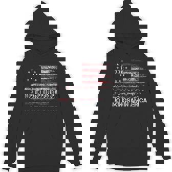 No Kings In America Us Flag Vintage Hoodie - Thegiftio