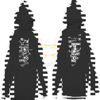 No Kings Pride Cat Hoodie - Monsterry
