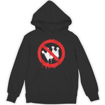 No Kings Protest Stop Sign Hoodie - Thegiftio UK