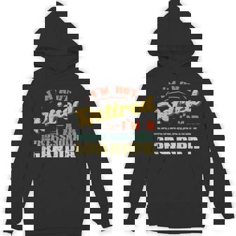 Not Retired Im Professional Grandpa Fathers Day Grandfather Hoodie | Mazezy
