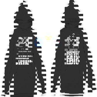 Nothing Beats Reading Rock Paper Scissors Book Lover Hoodie | Mazezy