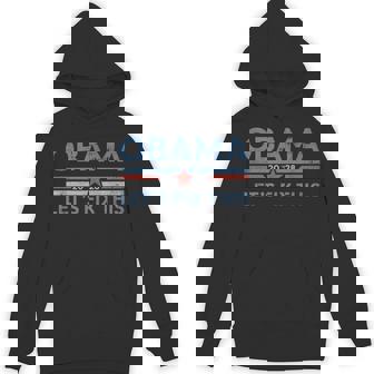 Obama Retro Vintage Patriotic 2028 Political Protest Rally Hoodie - Monsterry