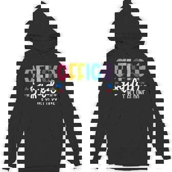 Office Squad We Get It Done Back To School Happy First Day Hoodie | Mazezy