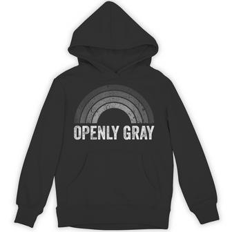 Openly Gray Grey Hair Pride All Natural Grey Senior Hoodie - Thegiftio UK