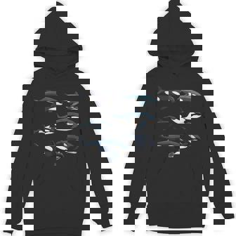 Orcas Killer Whale Pod Group グラフィック パーカー - Kawaiitshirt