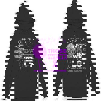 Overdose Awareness Purple Ribbon Memorial Hoodie - Monsterry