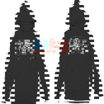 Papa 4Th Of July American Patriotic Dad Grandpa Men Hoodie - Thegiftio UK