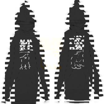 Papa Bear Cool Father Matching Family Dads Papa Hoodie - Thegiftio UK