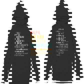 Papa The Man The Myth The Bad Influence Fathers Day Papa Hoodie | Mazezy
