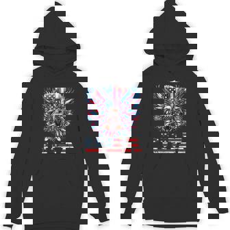 Patriotic Eagle Usa Flag Graphic Hoodie - Thegiftio