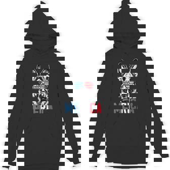 Patriotic German Shepherd Dog Merica 4Th Of July Hoodie | Mazezy