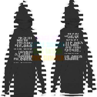 Peace Out Little Sigmas Stay Skibidi Last Day Of School Hoodie | Mazezy