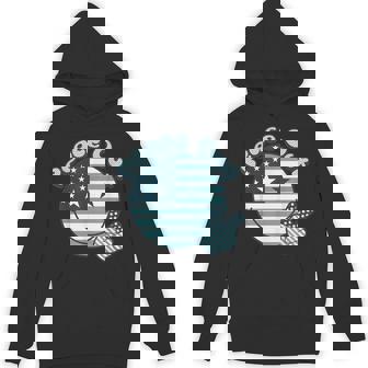 Peace Out 星条旗 ピースサイン 男女 色あせ パーカー - Kawaiitshirt