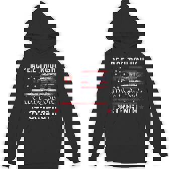 Peace Through Strength Trump Operation Midnight Hammer Hoodie - Thegiftio UK