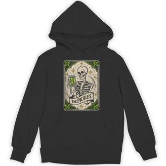 The Pickles Tarot Card Skeleton Canning Season Gardener Hoodie - Thegiftio UK