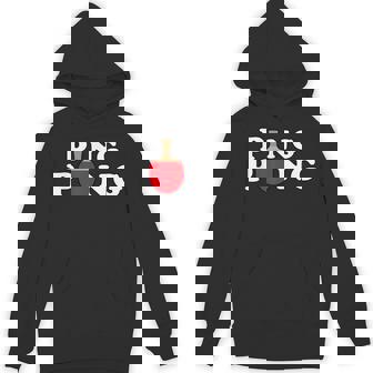 Ping Pong ピンポン卓球 おもしろレトロ Hoodie - Kawaiitshirt