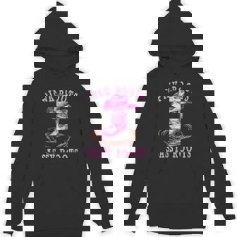 Pink Boots Sassy Roots Western Cowgirl Hoodie - Thegiftio