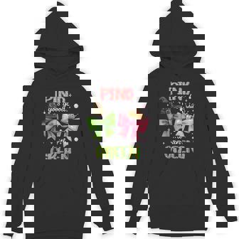 Pink Goes Good With Green Halloween Witch Pink& Green Wizard Hoodie - Monsterry
