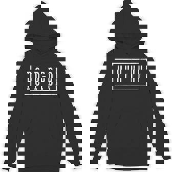 Pop-Pop Sleek Framed Father's Day Pop-Pop Hoodie - Thegiftio