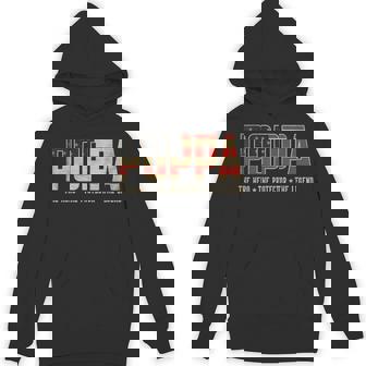 Poppa Protector Hero Legend Usa Flag Poppa Father's Day Hoodie - Thegiftio
