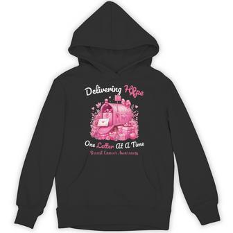 Postal Clerk Breast Cancer Awareness October We Wear Pink Hoodie - Thegiftio UK