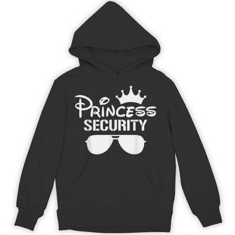 Princess Security Protection Retro Glasses Matching Family Hoodie - Thegiftio UK