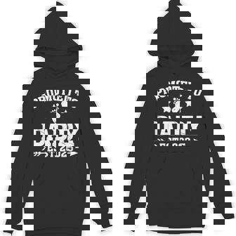 Promoted To Daddy Est 2025 Soon To Be New Dad Fathers Day Hoodie - Monsterry