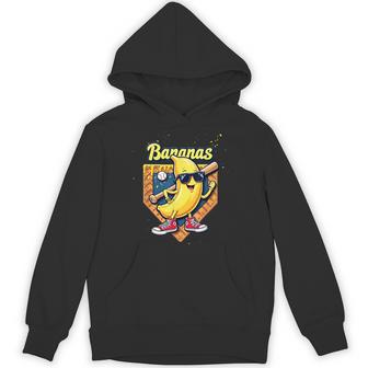 Proud Name Retro Cool Banana Baseball Graphic Hoodie - Thegiftio UK