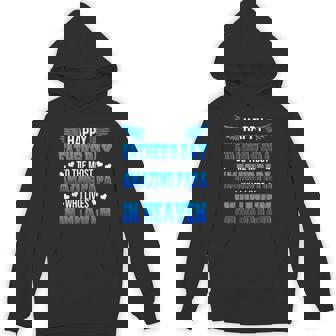 Proud My Papa In Heaven Happy Father's Day Proud Papa Hoodie | Mazezy
