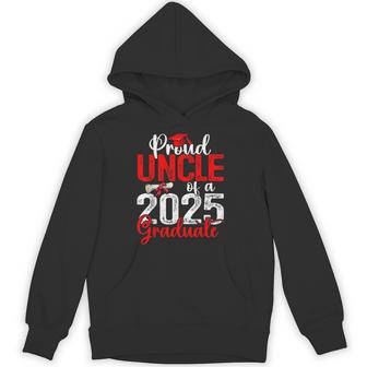 Proud Uncle Of A Class Of 2025 Graduate Senior Graduation Hoodie - Thegiftio UK