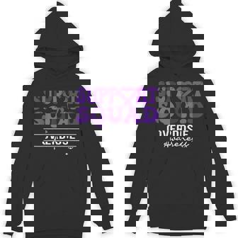 Purple Overdose Awareness Support Squad Overdose Awareness Hoodie - Thegiftio