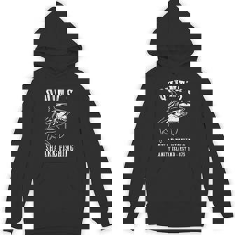 Quints Awesome Ocean Animals Vintage Apparel Shark Fishing Hoodie - Thegiftio