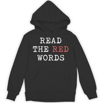Read The Red Words Hoodie - Thegiftio UK