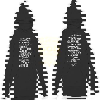 The Reason I’M Old And Wise Is Because God Protected Me Hoodie - Thegiftio UK