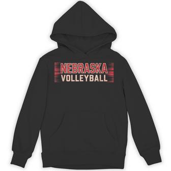 Red Vintage Nebraska Volleyball Hoodie - Thegiftio