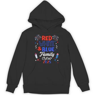 Red White & Blue Family Crew 2025 Hoodie - Thegiftio UK