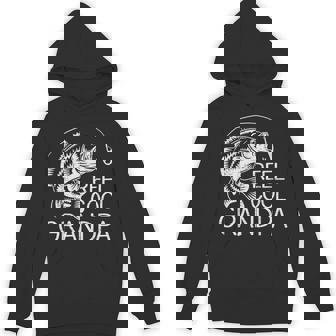 Reel Cool Grandpa Fishing Fisherman Fish Lover Father's Day Hoodie - Monsterry