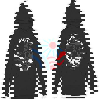 Rejecting Kings Since 1776 Patriotic Usa Flag Retro Hoodie - Thegiftio