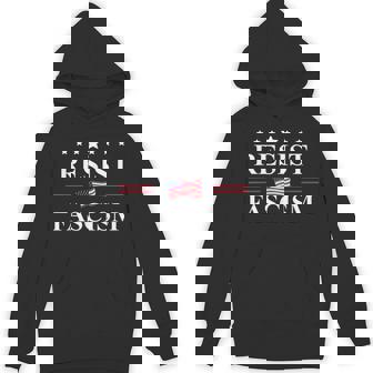 Resist Fascism No Kings Fight Fascism Protest Anti-Fascism Hoodie - Thegiftio