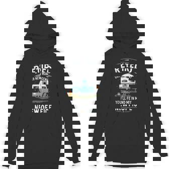 Retirement Retired Camper Camp Camping Hoodie - Thegiftio