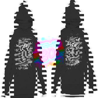 Retro 1980'S Colorful Totally 80'S 80 Rave Theme Party Hoodie - Thegiftio UK