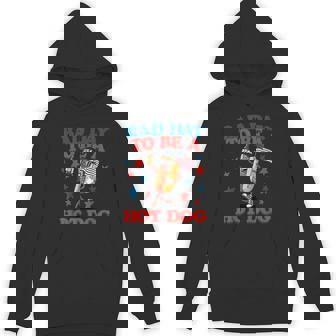 Retro 4Th Of July Patriotic Bad Day To Be A Hot Dog Hoodie - Thegiftio UK