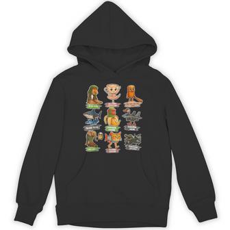 Retro Italian Brainrot Meme All Brainrot Animals Humor Hoodie - Thegiftio UK