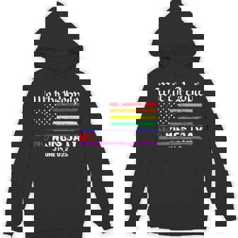 Retro We The People No Kings Day June 14 Lgbt Pride Hoodie | Mazezy