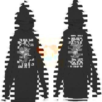Retro Rabbit Death To Tyrants Vintage 90S Hoodie - Monsterry