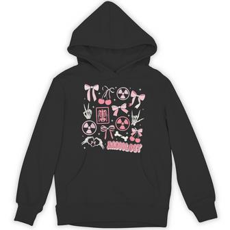 Retro Radiology Coquette Bow X-Ray Radiologic Technologist Hoodie - Thegiftio UK