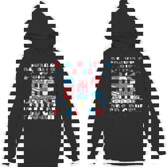 Retro Red White Blue Peds Crew Ice Cream Us Flag 4Th Of July Hoodie - Monsterry